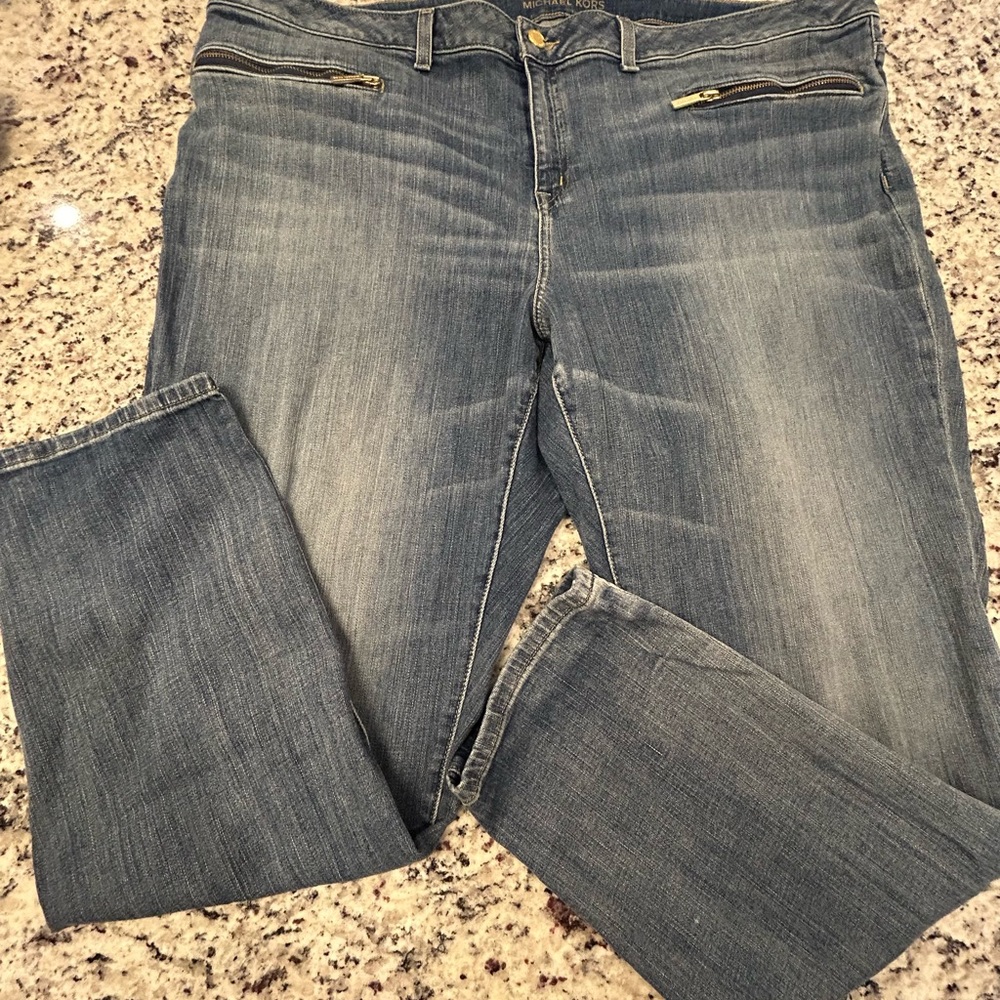 Michael Kors Straight Leg Blue Jeans‎ Women’s 22W Skinny